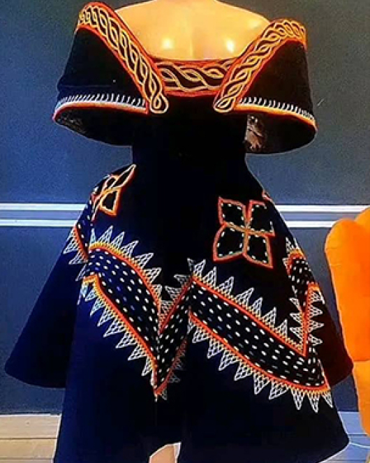  Traditional Half length gown