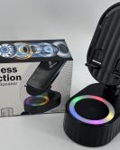 Five-in-One Wireless LED Atmosphere Light & 360° Rotating Mobile Phone Platform – BT5.3 Speaker Stand for Live Streaming