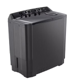 LG Twin Tub Washing Machine 7KG Wind Jet Dry, Roller Jet, 3 Wash Programs, Black Color