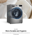 LG- F4R3VYG6P 9Kg Washer Silver