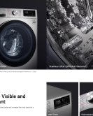 LG- F4R3VYG6P 9Kg Washer Silver