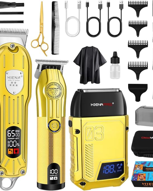 Cordless Hair Cutting Kit with LED Display