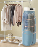 Easily Packable Electric Clothes Dryer – Portable Travel Dryer with Dust-Free Design