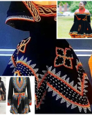  Traditional Half length gown