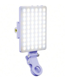 AY-96JSSR RGB Rechargeable Portable LED Selfie Light – Square Full-Screen Mobile Light